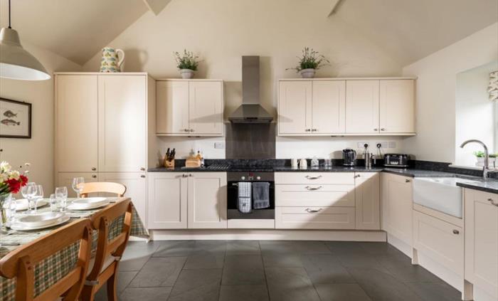 A well equipped kitchen with everything you could need for a home away from home